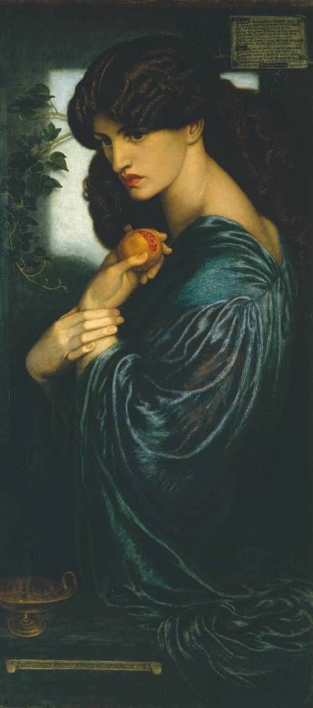 Image of proerpine, Dante Rosetti