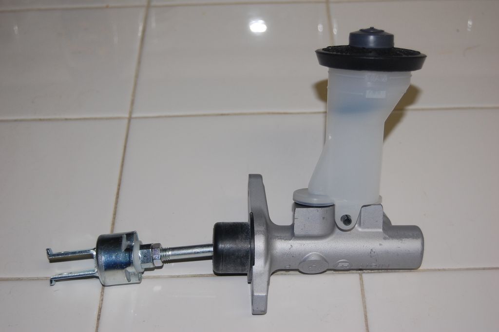New clutch, slave cylinder, and master cylinder. Clutch pedal stays