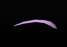 h product  557245, h f lavender eyebrows