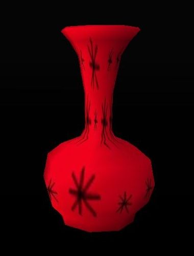 h product  631812, h red ceramic vase