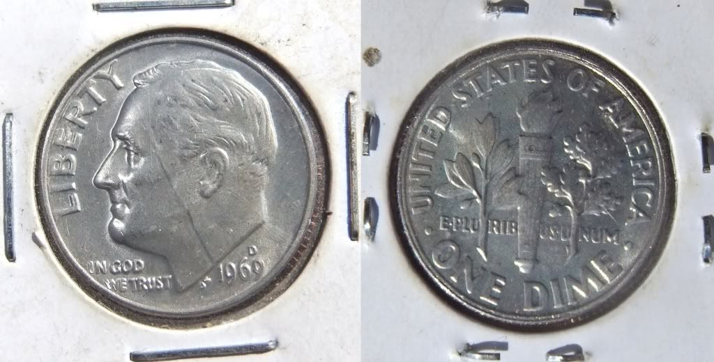 What is a 1969 dime?