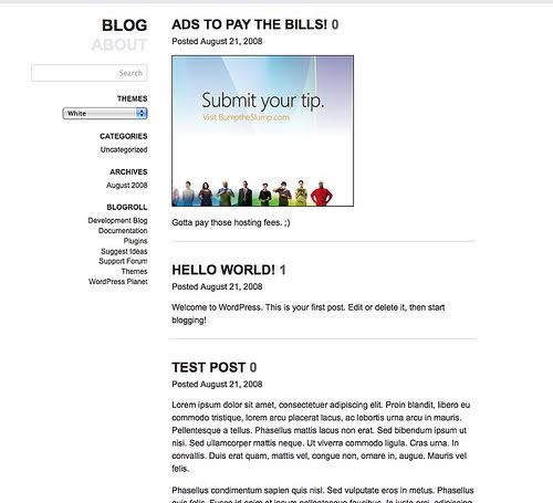 Download Template Blog Wordpress Gratis