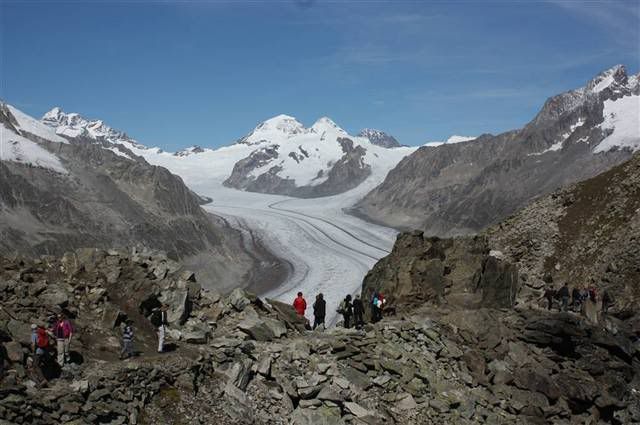 3. Subida al Glaciar Alestch Eggishorn - Suiza desde Valencia 16 dias.Trekking y ciudades.  (6)