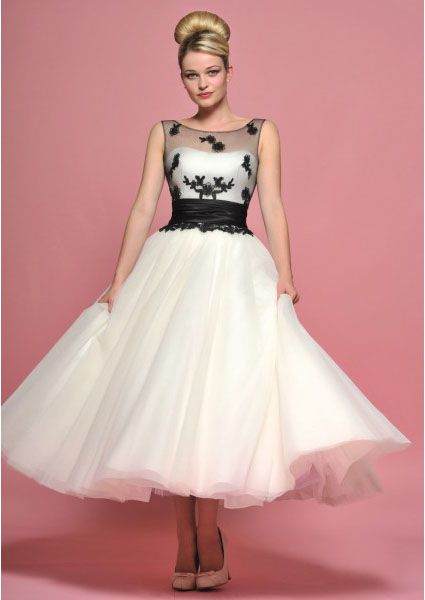 1950s style prom dress
