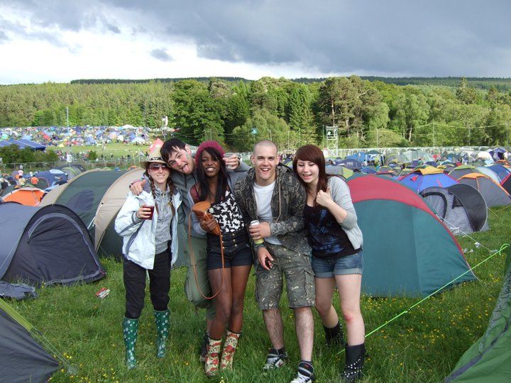 Rockness festival group of friends