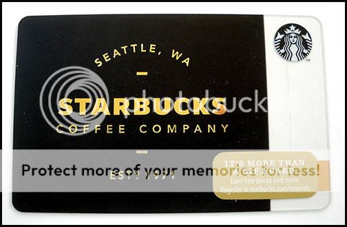 starbucks coffee gift card black logo gold limited