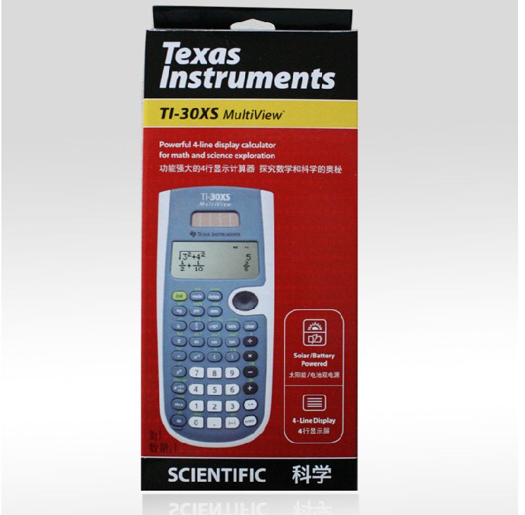 Calculators *LOCAL STOCK* TI30XS Scientific MultiView Solar/Battery