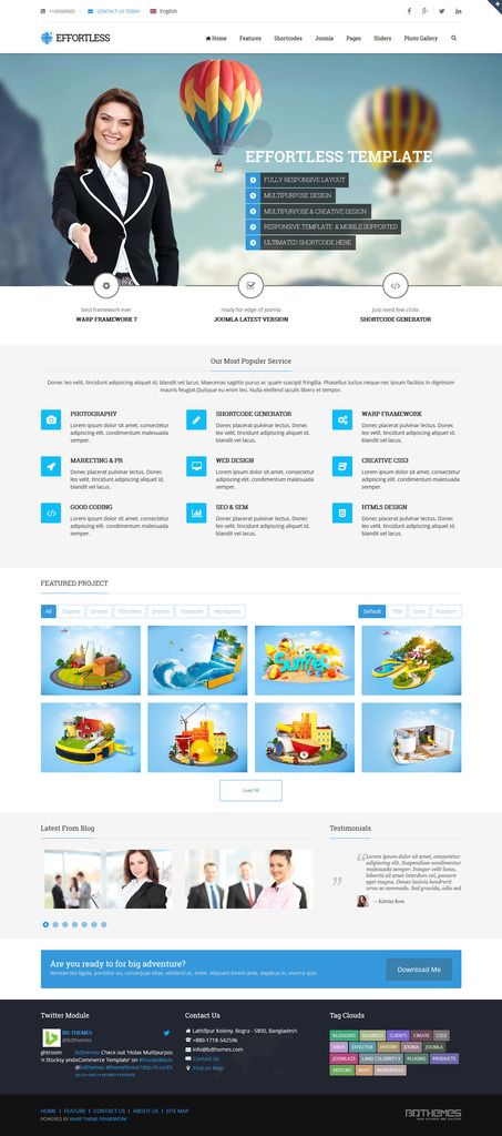 Effortless - Joomla 3.x Template Effortless - Joomla 3.x Template