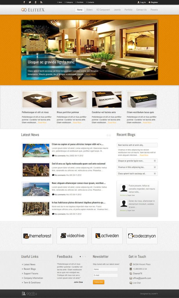EliteFX - Joomla 3.x Template EliteFX - Joomla 3.x Template