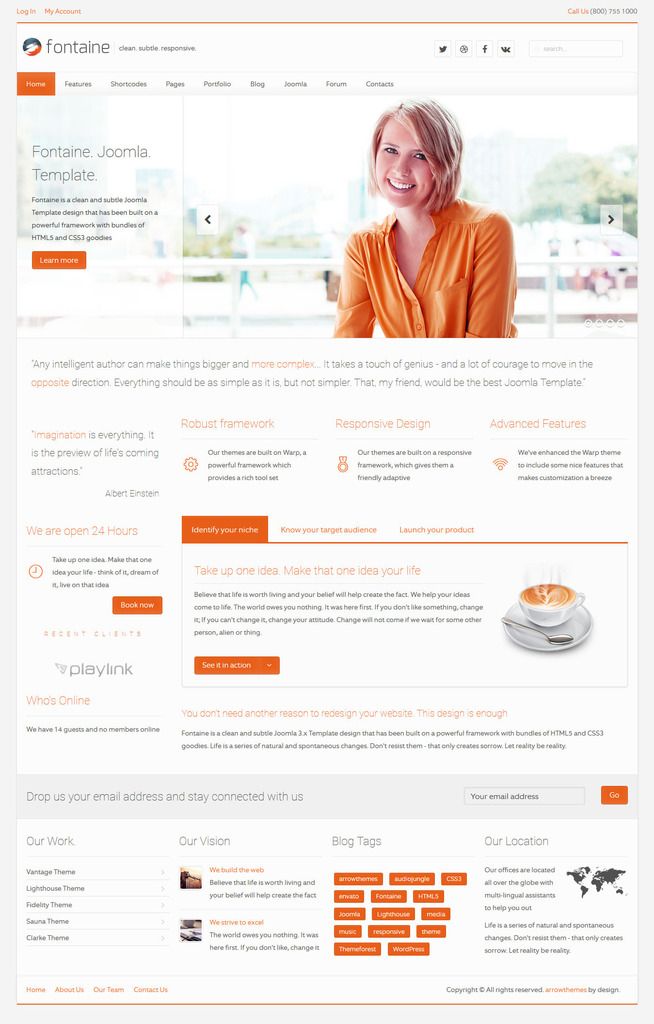 Fontaine - Joomla 3.x Template Fontaine - Joomla 3.x Template