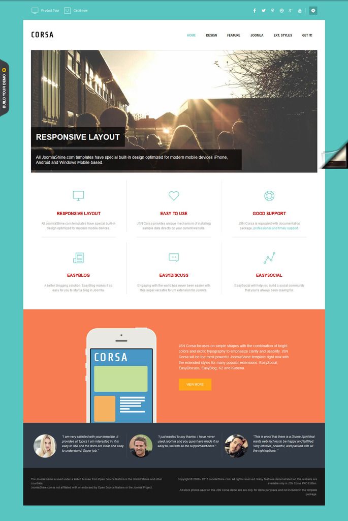 JSN Corsa - Joomla 3.x Template JSN Corsa - Joomla 3.x Template
