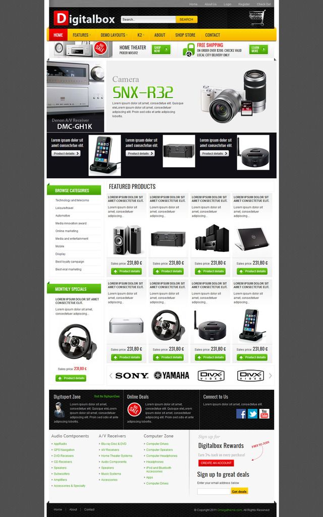 OT Digital Box - Joomla 3.x Template OT Digital Box - Joomla 3.x Template