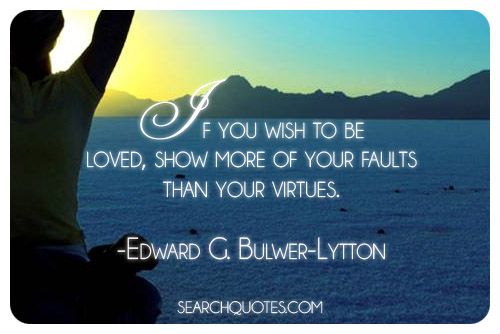 nobody is perfect until you fall in love with them